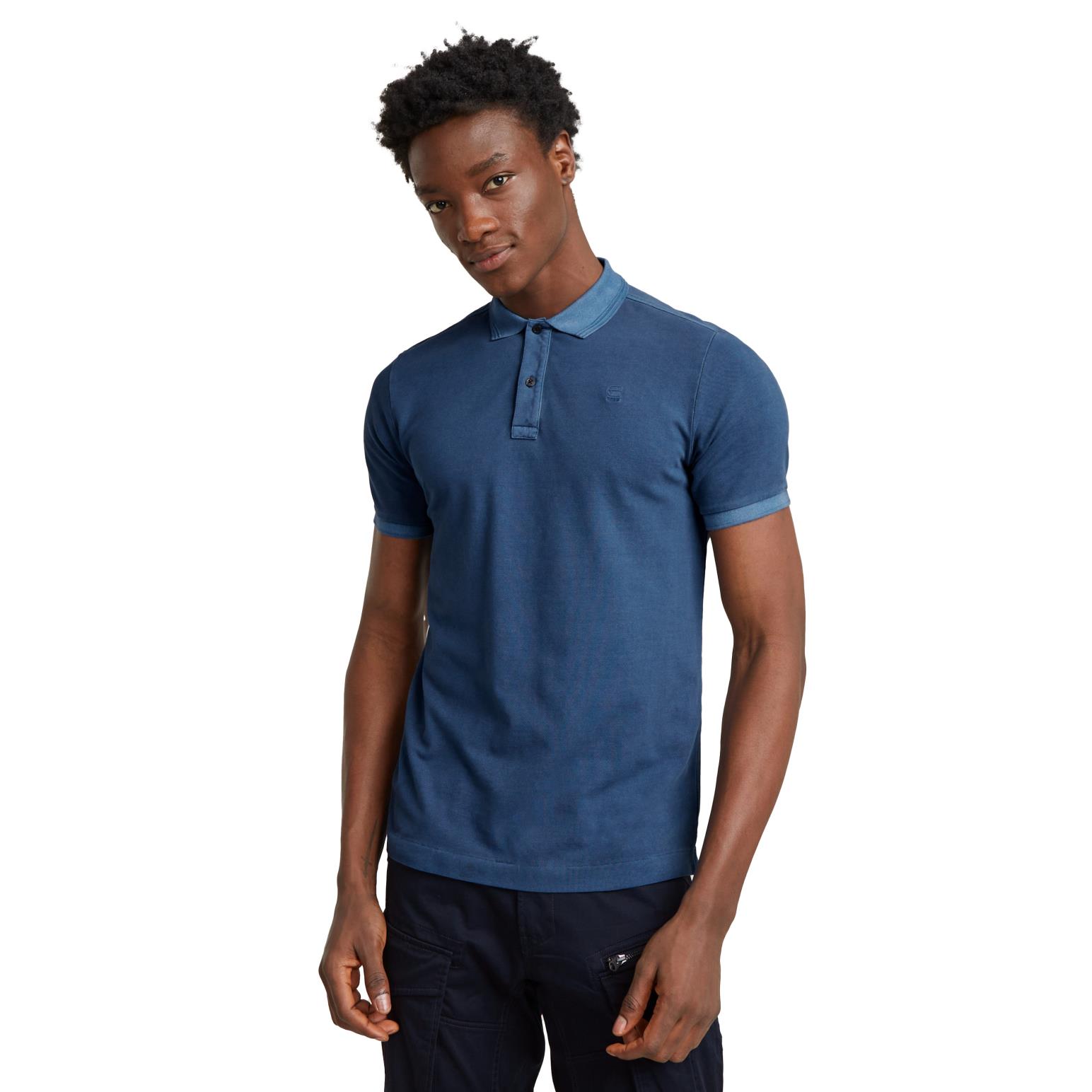 G-Star Dunda Overdyed Slim Polo Shirt